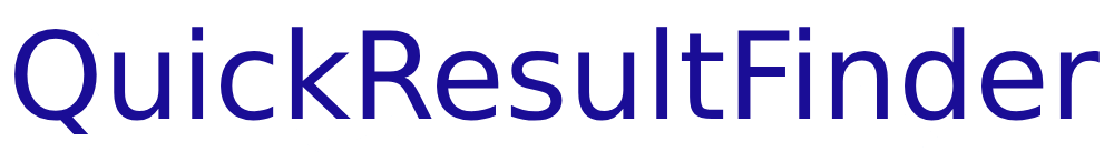 QuickResultFinder